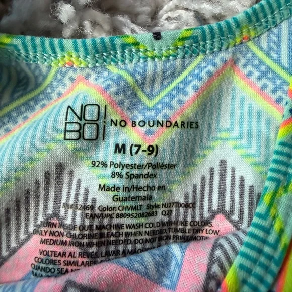 Bright chevron No Boundaries Colorful Chevron super soft women’s hippie tribal c - Picture 6 of 6